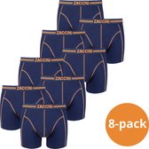 Zaccini Boxershorts 8-pack Blue Overlock