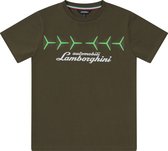 Automobili Lamborghini graphic Y t-shirt donkergroen maat 158/164