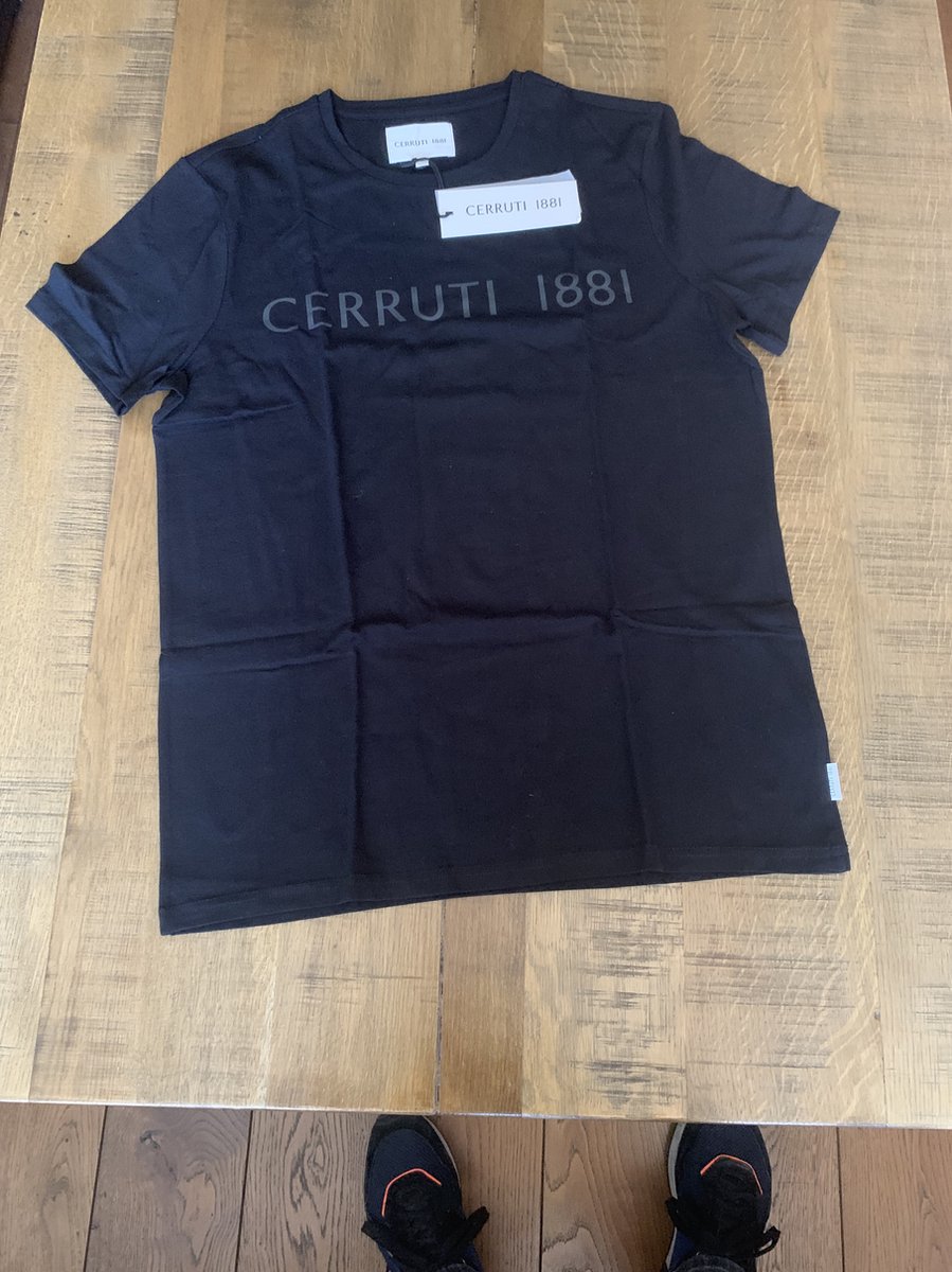 Cerruti 1881 - Casper sleepwear t-shirt zwart maat XL