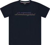 Automobili Lamborghini t-shirt donkerblauw maat 122/128