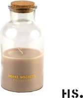 Home Society  Pot kaars  Jar Candle  Lisse  Nude Sand  - Small