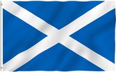 Senvi Printwear - Flag Scotland - Grote Scotland vlag - Gemaakt Van 100% Polyester - UV & Weerbestendig - Met Versterkte Mastrand - Messing Ogen - 90x150 CM - Fair Working Conditio