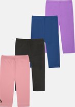 Gami Meisjes korte legging set van 4 116 kleur Lila/roze/indigo/haki