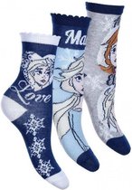 Frozen sokken - Disney - Elsa - Anna - 3 paar - maat 23/26