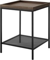 Nancy's Wilbury Bijzettafel - Bijzettafels - Koffietafel - MDF, Laminaat, Metaal - 60,94 cm x 45,72 cm x 45,72 cm