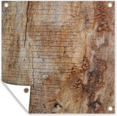 Tuindoek Boomschors - Boomstam - Hout - 100x100 cm Tuindoek Boomschors - Boomstam - Hout - 100x100 cm
