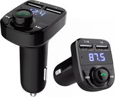FM Transmitter X8 - Bluetooth Carkit - Draadloze Autolader - Radio USB - Handsfree bellen