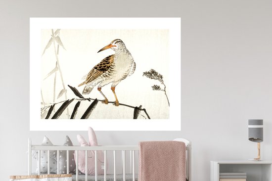 Stickers muraux - Film autocollant - Vogel - Branche - Scandinave - Japonais - 120x90 cm - Film adhésif - Stickers muraux chambre enfant - Papier peint autocollant - Papier peint autocollant - Film autocollant