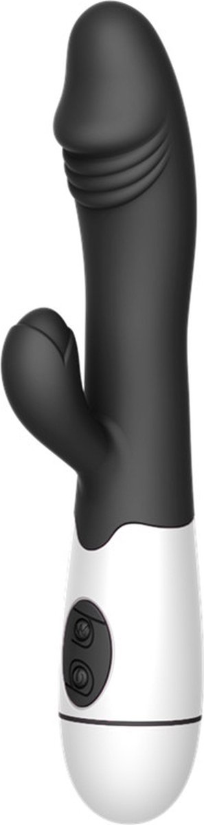 Darenci Vibrator - Tarzan Vibrator - Vibrators voor Vrouwen & Mannen – Rabbit Vibrator voor Beginners - Siliconen – Zwart