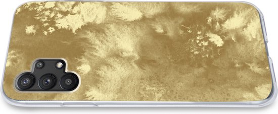 Coque Samsung Galaxy A32 5G - Or - Peinture - Abstrait - Coque de téléphone en Siliconen