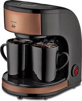 GoldMaster-GM-7331-Filter-coffee maker-450W 300ml-2 Cup capacity-2 cups as Gift