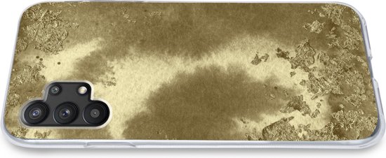 Coque Samsung Galaxy A32 5G - Or - Abstrait - Peinture - Coque de téléphone en Siliconen