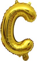 Folieballon / Letterballon Goud  - Letter C - 41cm