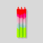 Kaarsen - Set van 3 - Pink Stories - Dip & Dey NEON - Lollipop Trees