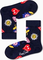 Happy Socks Kids Smileyworld - Zwart - Maat  33-35 - 7-9 jaar