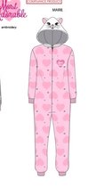 Disney Aristocats onesie / pyjama / huispak dames, roze, maat M