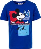 Mickey Mouse blauw t-shirt "The Only One" | maat 116