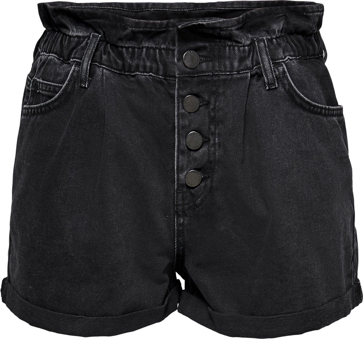 ONLY - ONLCUBA PAPERBAG DNM SHORTS NOOS - Dames - Bermuda shorts