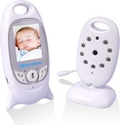 Video Baby Monitor Babyfoon Met Camera - Wit