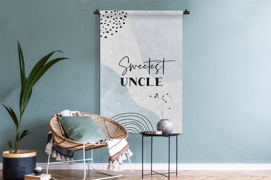 Tapisserie - Toile murale - Dictons - Oncle - Famille - Oncle - 90x135 cm - Tapisserie