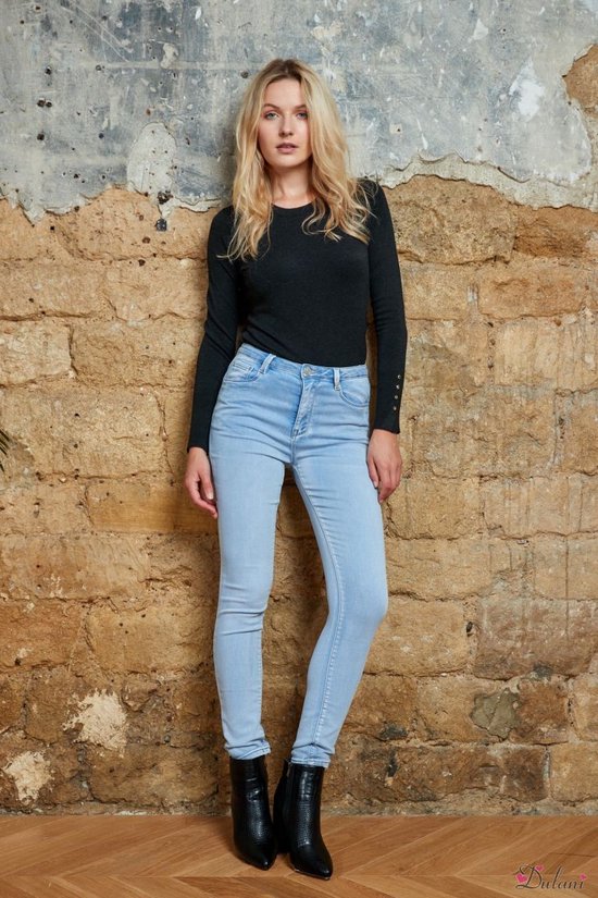 Broek Toxik3 normale taille light skinny jeans | bol.com