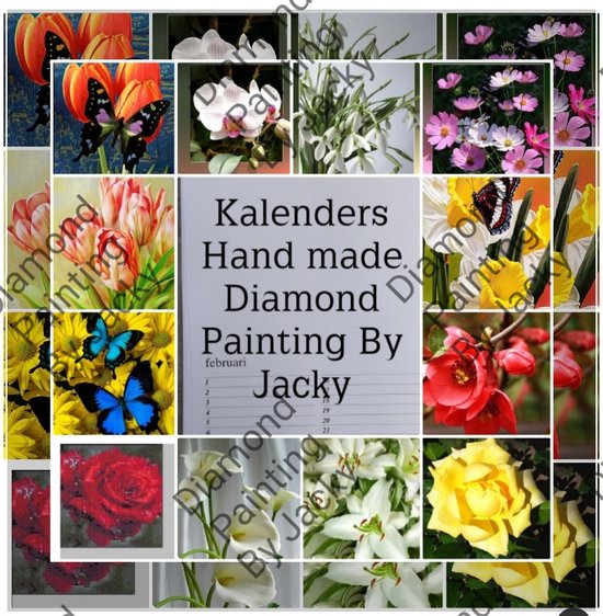 Diamond painting Verjaardags kalender bol