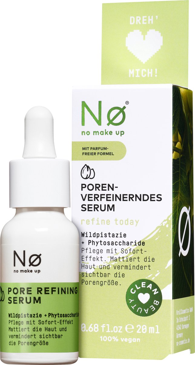 Nø Cosmetics Serum Porie Verfijning 20ml