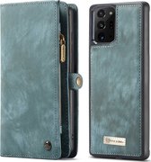 Caseme 008 Telefoonhoesje geschikt voor Samsung Galaxy Note 20 Ultra Hoesje Uitneembare 2in1 Bookcase Portemonnee - Blauw