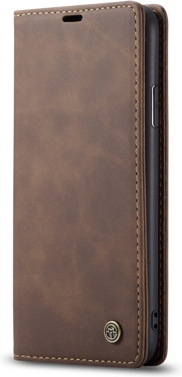 CaseMe Luxe Wallet Hoesje Koffie Apple iPhone 11 Pro