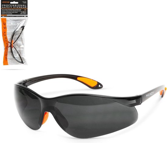 ik wil Probleem ras Handy - Professionele Veiligheidsbril Smoke - Veiligheids Zonnebril - met  UV bescherming | bol.com