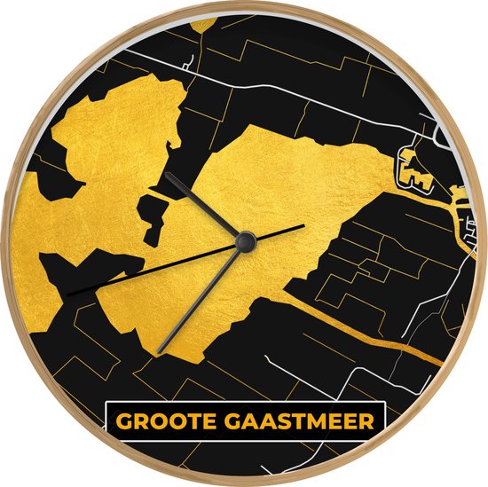 Klok Ø cm Kaart Plattegrond Stadskaart Nederland Groote Gaastmeer bol com