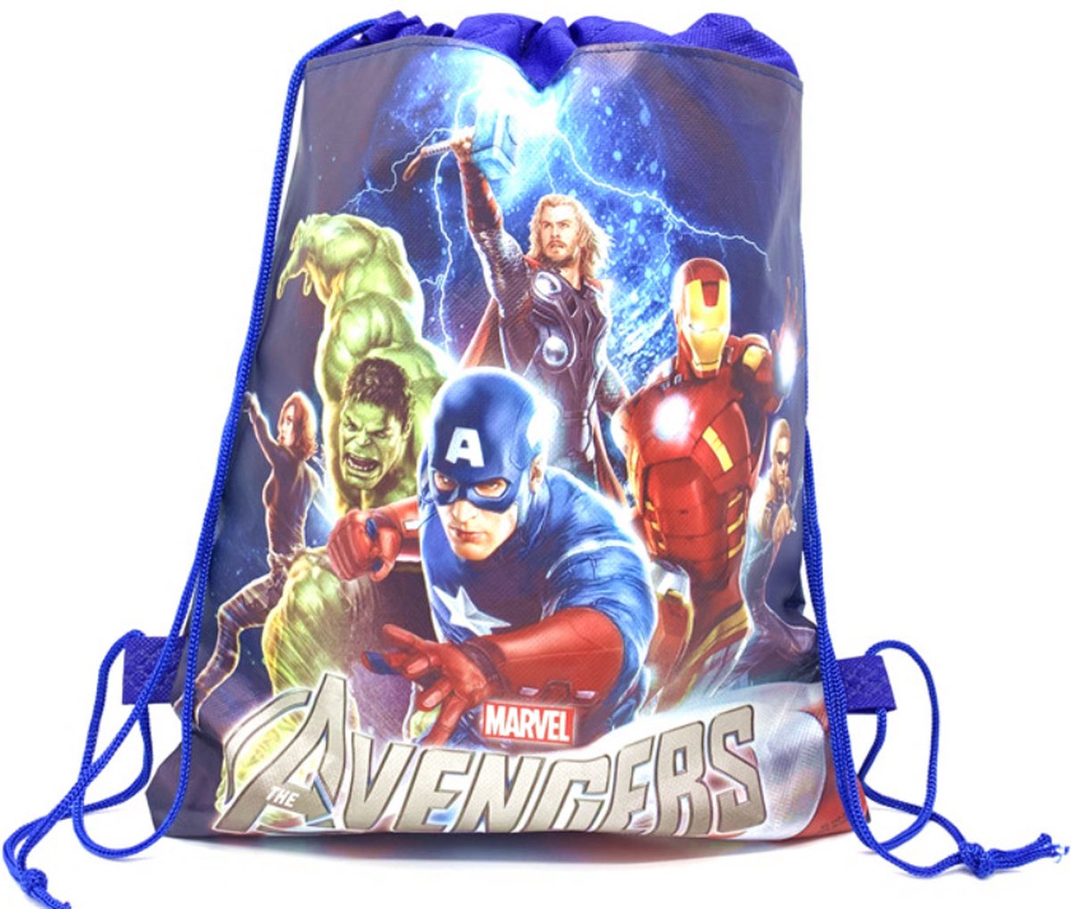 Avengers Gymtas | School | Marvel | Lunch | Zwemmen | Rugzak | Kindertas | Captain America | Thor| Iron man | The hulk | Black widow | Hawkeye