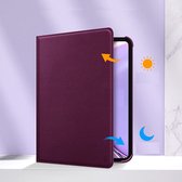 Draaibare Bookcase - Geschikt voor iPad Mini Hoes 6e Generatie - 8.3 inch (2021) - Paars