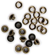 We R Makers Eyelet and washer - standard - brass - 60stuks