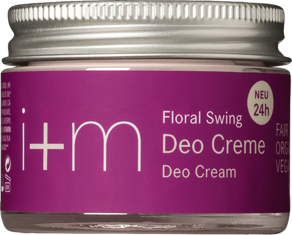 i + m Naturkosmetik Berlin Deodorant Crème Floral Swing, 30 ml