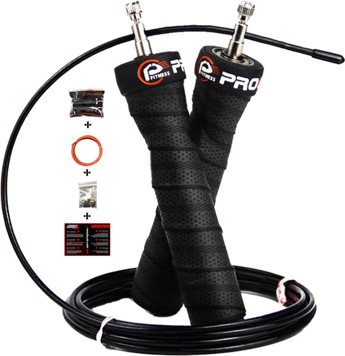 Jobber Sports Speedrope - Springtouw volwassene - Sportspringtouw