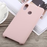 Mobigear Hoesje geschikt voor Xiaomi Mi Max 3 Siliconen Telefoonhoesje | Mobigear Rubber Touch Backcover | Mi Max 3 Case | Back Cover - Roze