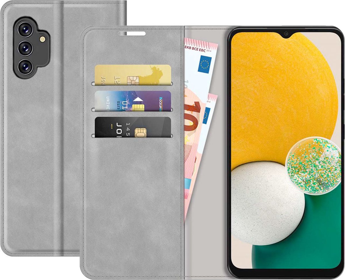 Just in Case Wallet Magnetic Samsung Galaxy A13 4G Book Case Grijs Just in Case Wallet Magnetic Samsung Galaxy A13 4G Book Case Grijs