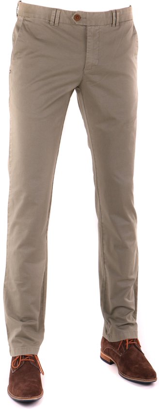 Suitable - Chino Broek Olijfgroen - Slim-fit - Chino Heren maat 26