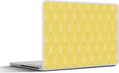 Laptop sticker - 15.6 inch - Bloemen - Pastel - Patronen - 36x27,5cm - Laptopstickers - Laptop skin - Cover