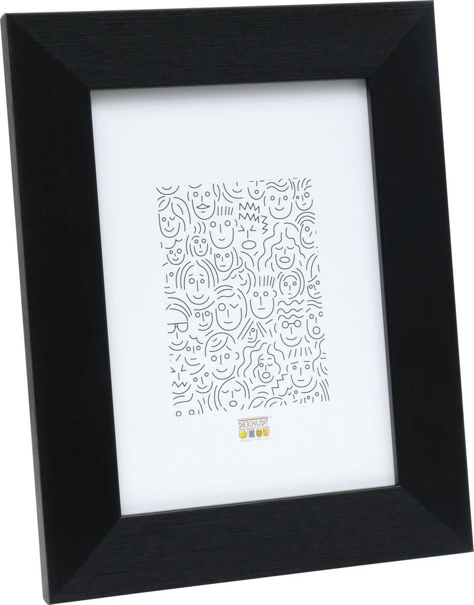 Deknudt Frames fotolijst S42PH2 - tijdloos zwart - voor foto 10x15 cm