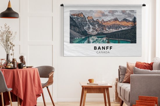 Tapisserie - Tapisserie - Canada - Montagnes - Water - 180x120 cm - Tapisserie