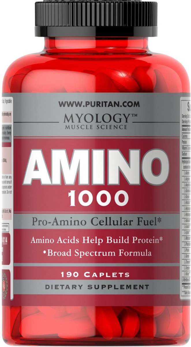 Puritan's Pride Amino 1000 190 Tabletten 4114
