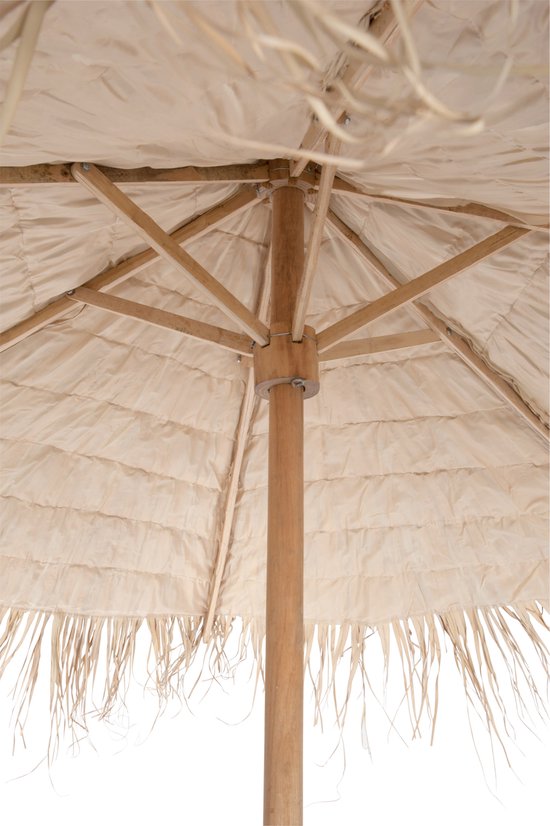 Parasol | Bamboe | hout | naturel | 150x150x (h)270 cm | bol.com