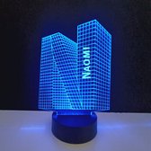 Lampe LED 3D - Lettre Prénom - Naomi