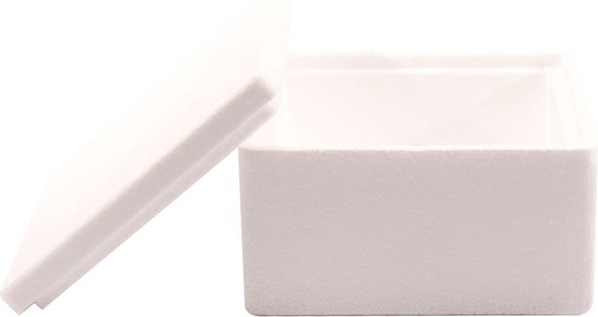 Boîte en polystyrène lisse 13x13x7,5cm | bol.com