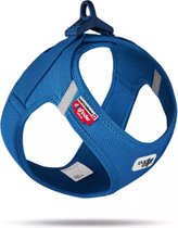Curli Clasp Vest Harness Clasp Air-Mesh Blauw - Hondentuig - 33.9-38.2 cm
