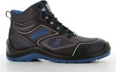 Safety Jogger Flow Mid S1P - Zwart/Blauw - 38