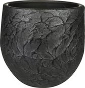 Steege Plantenpot - antiek zwart - stijlvolle design look - D18 x H16 cm - bloempot