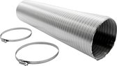 WEHA compactslang aluminium 125mm x 2,5m incl 2 slangklemmen (20200352)